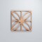 Ekena Millwork Extra Small Swansea Decorative Fretwork Wood Wall Panels, Cherry, 7 3/8"W x 7 3/8"H x 3/8"T WALW08X08X0375SWNCH - alternate 4